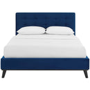 Modway Furniture McKenzie Queen Upholstered Platform Bed MOD-6006-NAV IMAGE 1