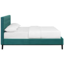 Modway Furniture McKenzie Queen Upholstered Platform Bed MOD-6006-TEA IMAGE 3