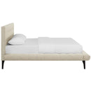 Modway Furniture Julia Queen Upholstered Platform Bed MOD-6007-BEI IMAGE 3