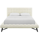 Modway Furniture Julia Queen Upholstered Platform Bed MOD-6007-IVO IMAGE 1