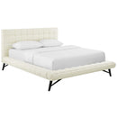 Modway Furniture Julia Queen Upholstered Platform Bed MOD-6007-IVO IMAGE 2