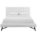 Modway Furniture Julia Queen Upholstered Platform Bed MOD-6008-WHI IMAGE 1