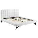 Modway Furniture Julia Queen Upholstered Platform Bed MOD-6008-WHI IMAGE 4