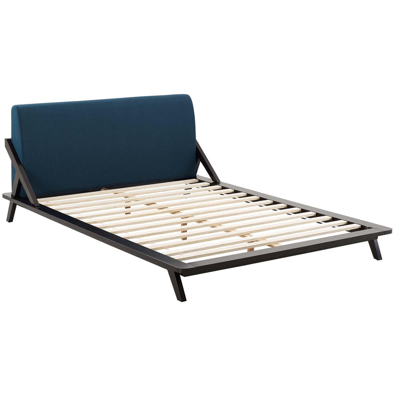 Modway Furniture Luella Queen Upholstered Platform Bed MOD-6047-CAP-BLU IMAGE 4