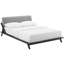 Modway Furniture Luella Queen Upholstered Platform Bed MOD-6047-CAP-LGR IMAGE 2