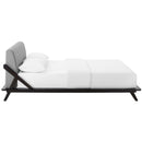 Modway Furniture Luella Queen Upholstered Platform Bed MOD-6047-CAP-LGR IMAGE 3