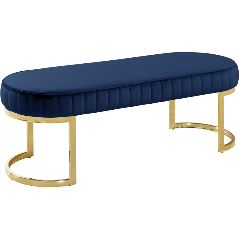 Meridian Home Decor Benches 106Navy IMAGE 1