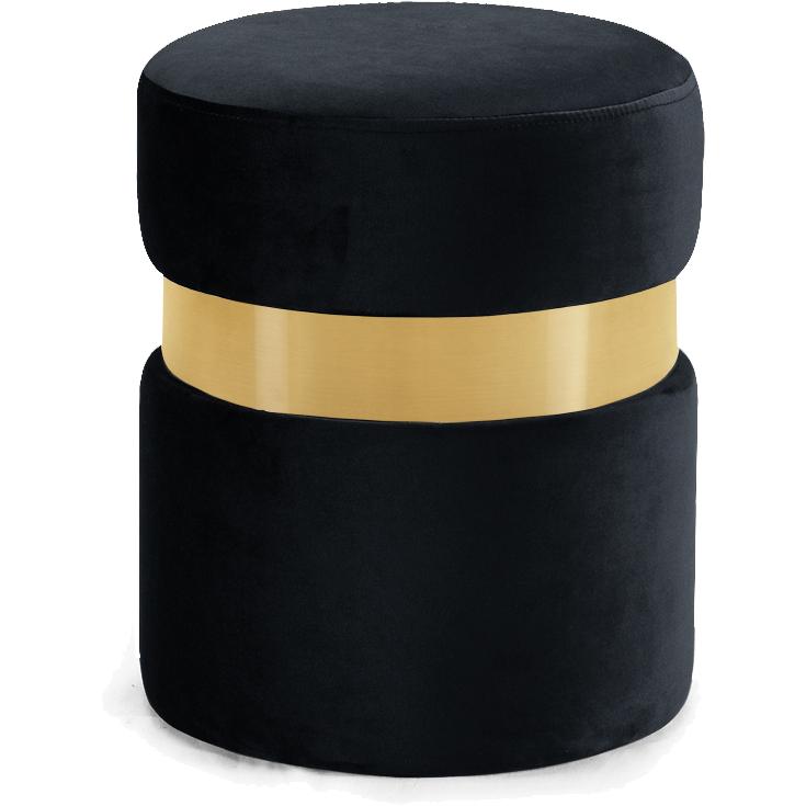 Meridian Home Decor Stools 132Black IMAGE 1