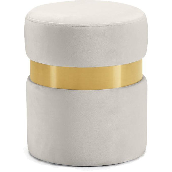 Meridian Home Decor Stools 132Cream IMAGE 1