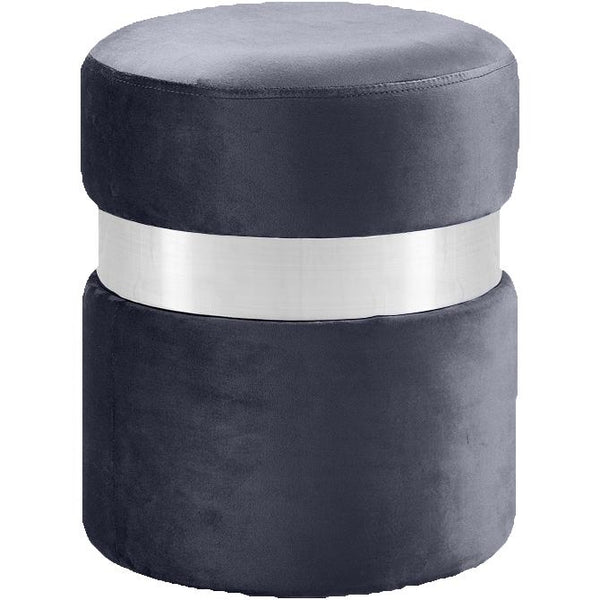 Meridian Home Decor Stools 133Grey IMAGE 1