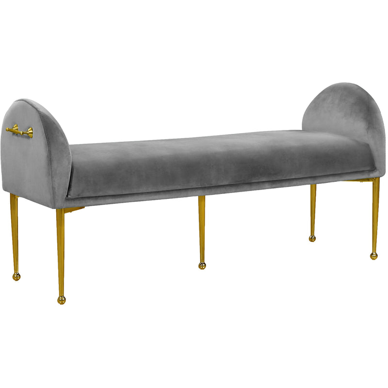 Meridian Home Decor Benches 144Grey IMAGE 1