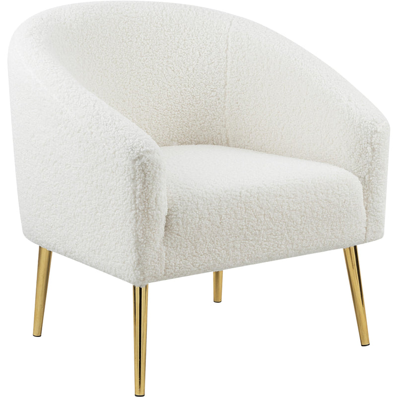 Meridian Barlow Stationary Faux Fur Accent Chair 505 IMAGE 1