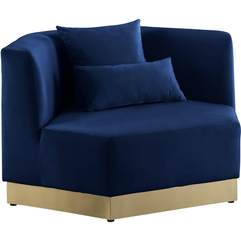 Meridian Marquis Stationary Fabric Chair 600Navy-C IMAGE 1