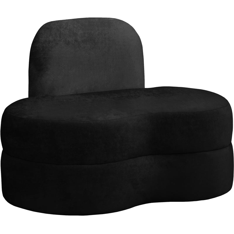 Meridian Mitzy Stationary Fabric Chair 606Black-C IMAGE 1