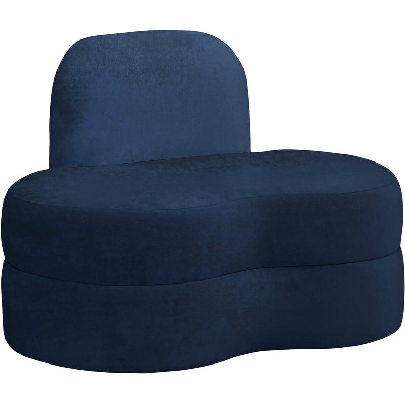 Meridian Mitzy Stationary Fabric Chair 606Navy-C IMAGE 1