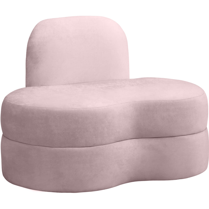 Meridian Mitzy Stationary Fabric Chair 606Pink-C IMAGE 1