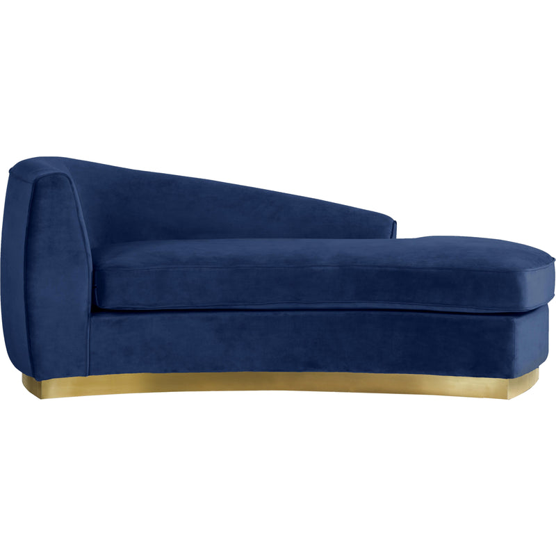 Meridian Julian Fabric Chaise 620Navy-Chaise IMAGE 1