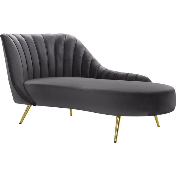Meridian Margo Fabric Chaise 622Grey-Chaise IMAGE 1