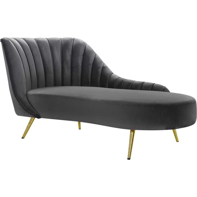 Meridian Margo Fabric Chaise 622Grey-Chaise IMAGE 1