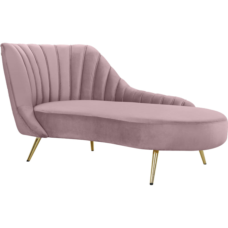 Meridian Margo Fabric Chaise 622Pink-Chaise IMAGE 1