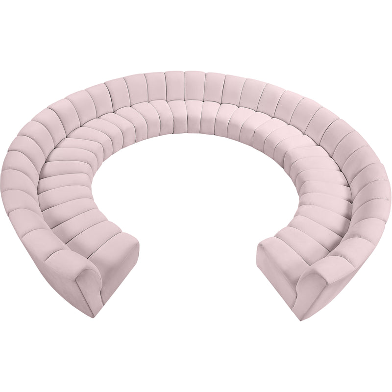 Meridian Infinity Fabric 11 pc Sectional 638Pink-11PC IMAGE 1