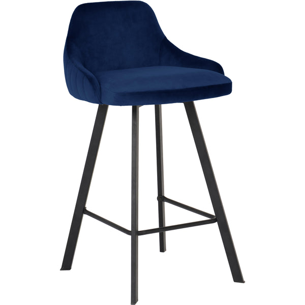 Meridian Viviene Counter Height Stool 761Navy IMAGE 1