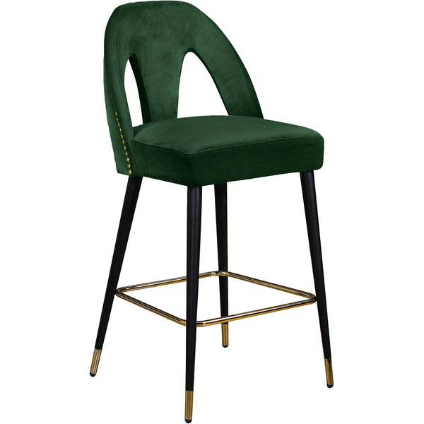 Meridian Akoya Counter Height Stool 795Green-C IMAGE 1