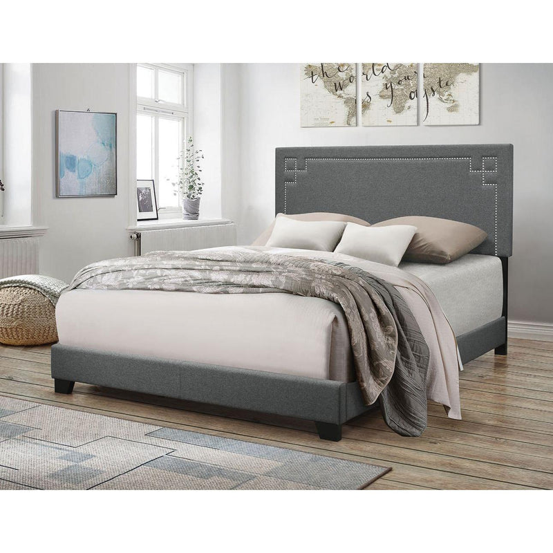 Acme Furniture Ishiko II Queen Upholstered Panel Bed 20910Q IMAGE 2