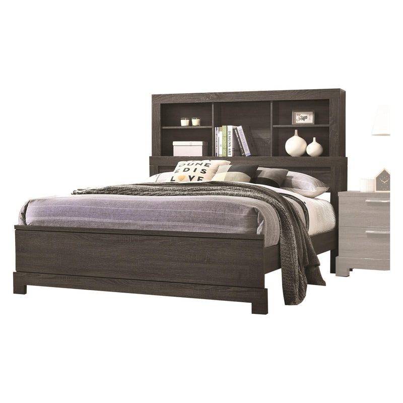 Acme Furniture Lantha Queen Bookcase Bed with Storage 22030Q IMAGE 1