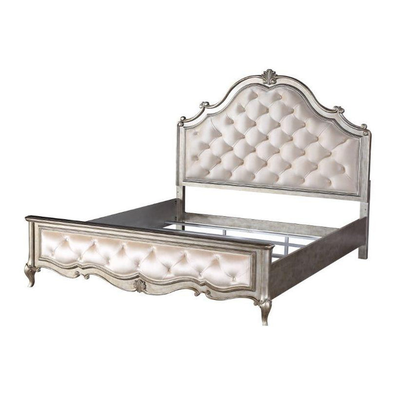 Acme Furniture Esteban Queen Upholstered Panel Bed 22200Q IMAGE 2