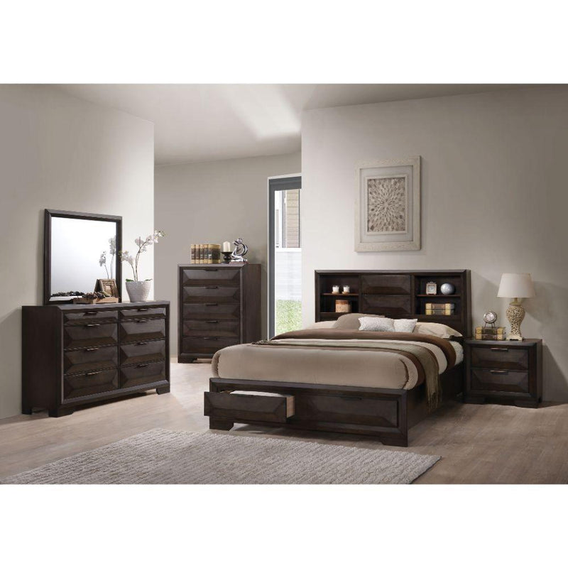 Acme Furniture Merveille King Bookcase Bed with Storage 22867EK IMAGE 6