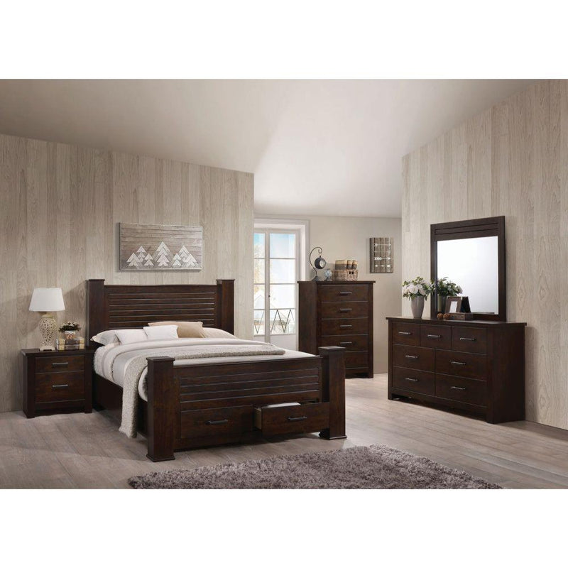 Acme Furniture Panang King Poster Bed with Storage 23367EK IMAGE 2