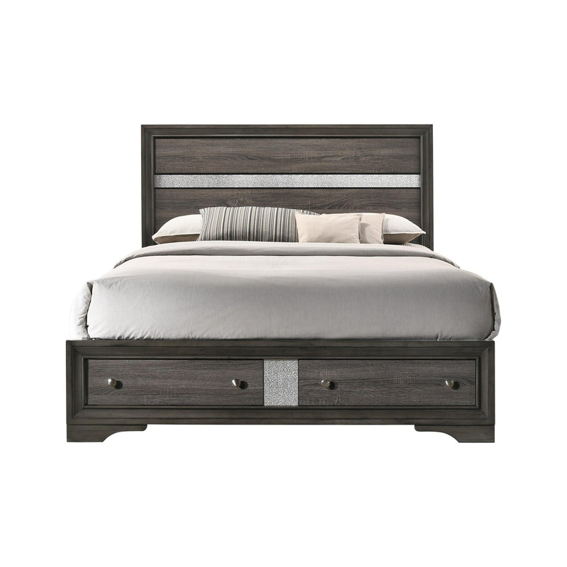 Acme Furniture Naima King Platform Bed with Storage 25967EK IMAGE 1