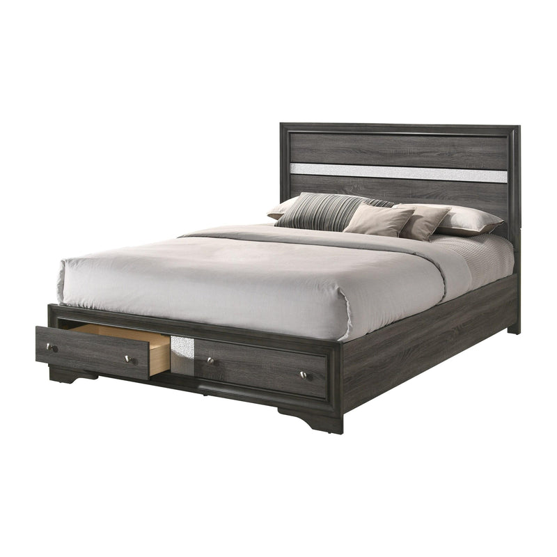 Acme Furniture Naima Queen Platform Bed with Storage 25970Q IMAGE 2