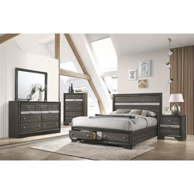 Acme Furniture Naima Queen Platform Bed with Storage 25970Q IMAGE 5
