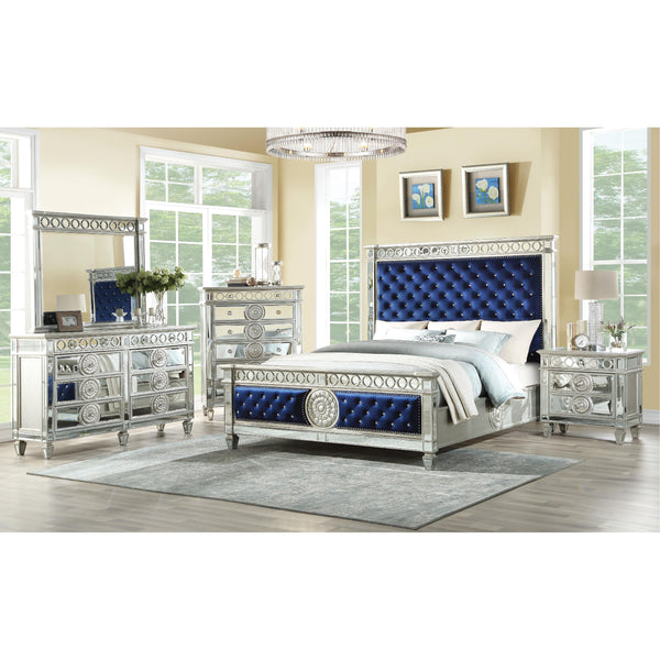 Acme Furniture Varian California King Upholstered Panel Bed 26144CK IMAGE 1