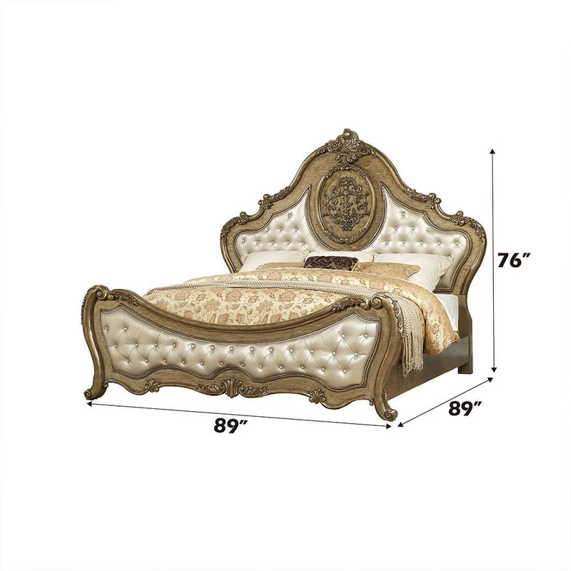 Acme Furniture Ragenardus King Upholstered Panel Bed 26307EK IMAGE 3
