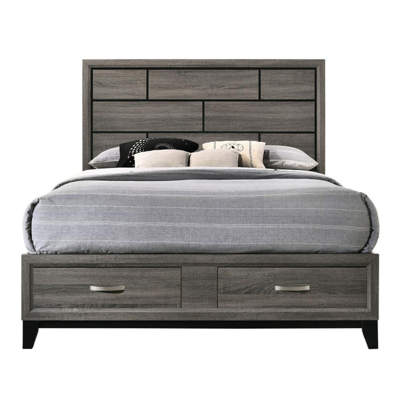 Acme Furniture Valdemar Queen Panel Bed 27060Q IMAGE 2