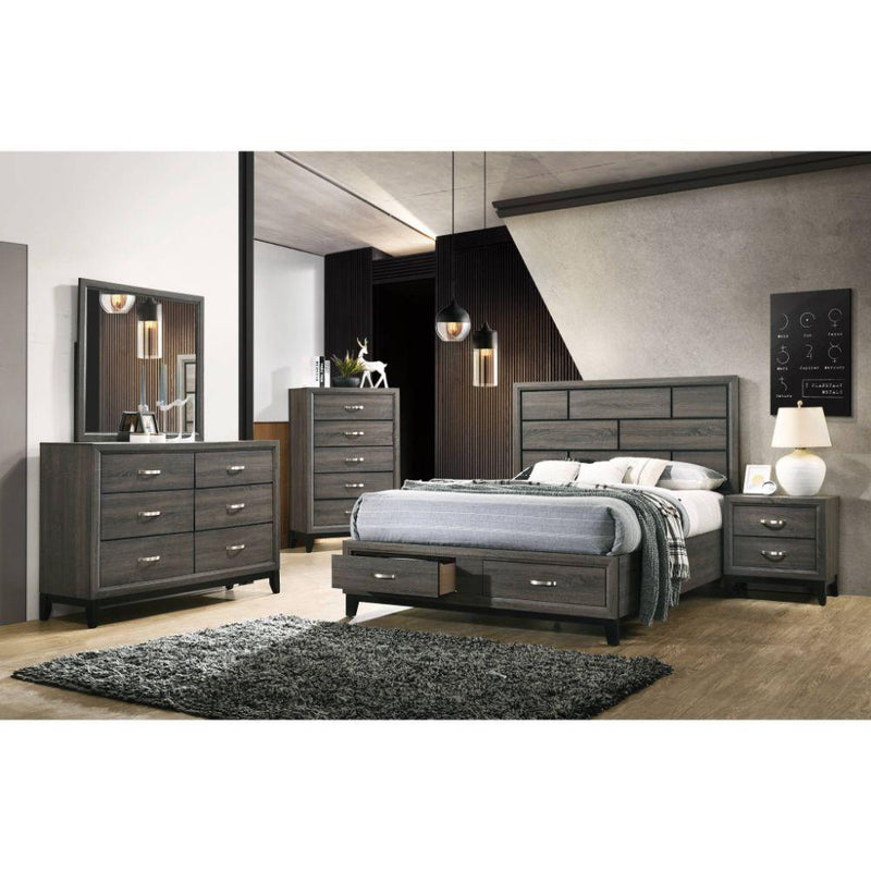 Acme Furniture Valdemar Queen Panel Bed 27060Q IMAGE 4