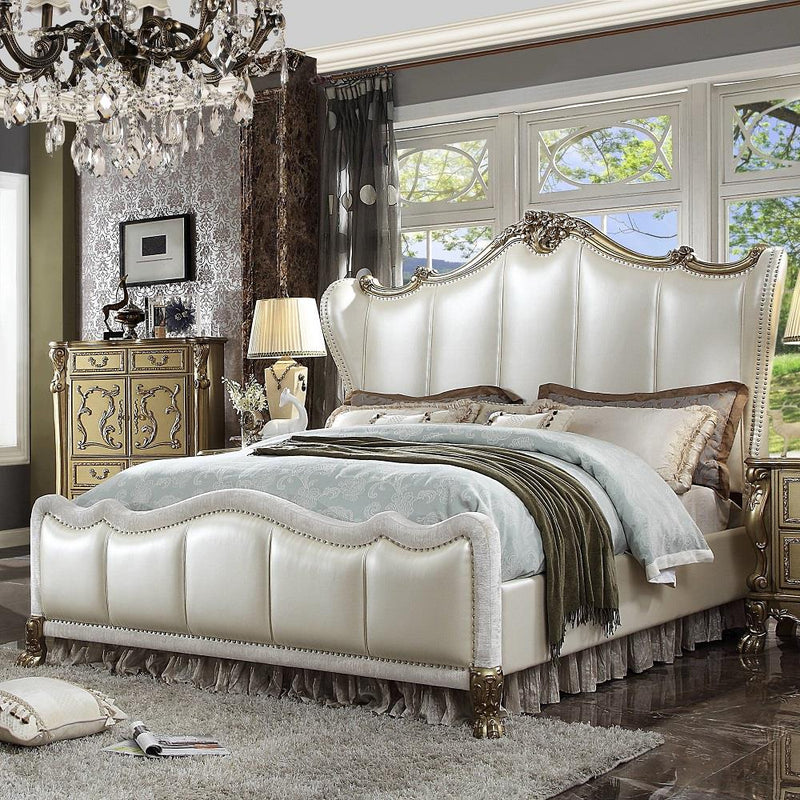 Acme Furniture Dresden II California King Upholstered Panel Bed 27814CK IMAGE 1