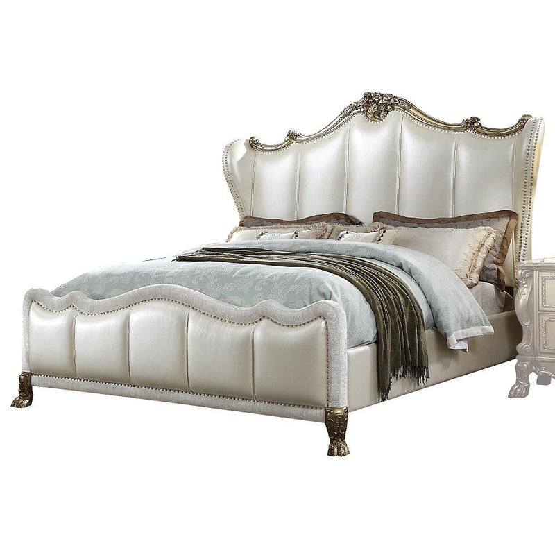 Acme Furniture Dresden II King Upholstered Panel bed 27817EK IMAGE 2