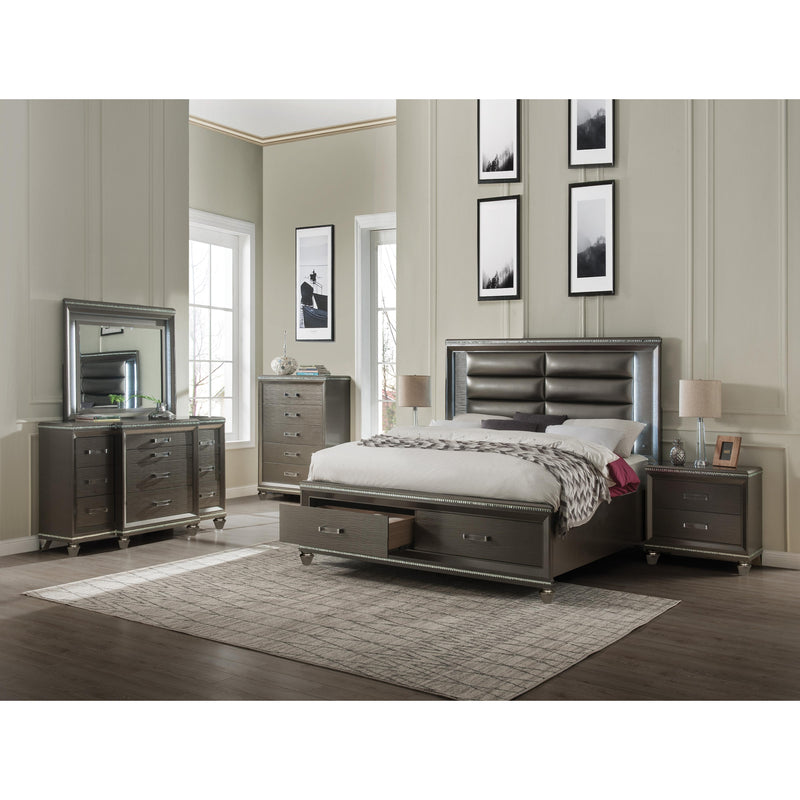 Acme Furniture Sadie King Panel Bed with Storage 27937EK IMAGE 3