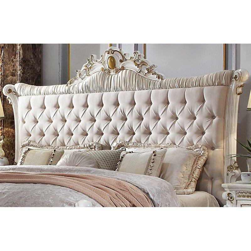 Acme Furniture Picardy King Upholstered Panel Bed 27877EK IMAGE 3
