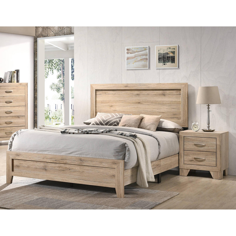 Acme Furniture Miquell King Upholstered Panel Bed 28037EK IMAGE 4