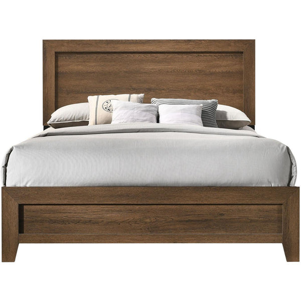 Acme Furniture Miquell King Upholstered Panel Bed 28047EK IMAGE 1
