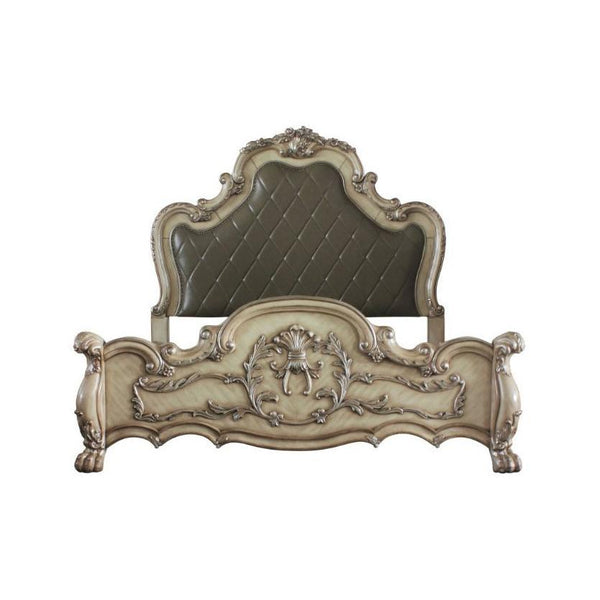 Acme Furniture Dresden California King Upholstered Panel Bed 28164CK IMAGE 1