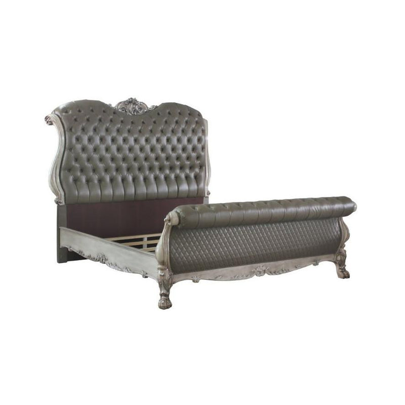 Acme Furniture Dresden King Upholstered Sleigh Bed 28187EK IMAGE 2