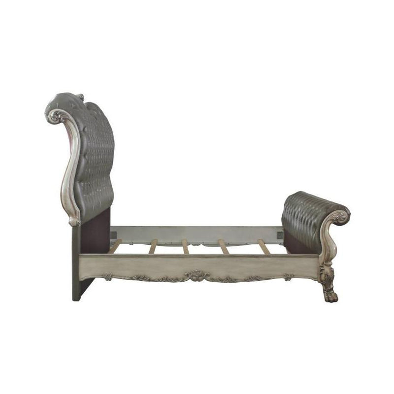 Acme Furniture Dresden King Upholstered Sleigh Bed 28187EK IMAGE 4
