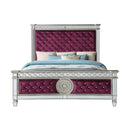 Acme Furniture Queen Upholstered Panel Bed 27370Q IMAGE 1