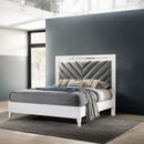 Acme Furniture Queen Upholstered Panel Bed 27390Q IMAGE 1